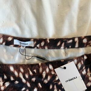 Miaou mini skirt